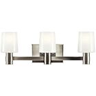 Kichler 55176NI Adani 3-Lumières 180W Nickel brossé Lumière de Vanité
