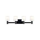 Kichler Adani 55177BK 4-Lumières Noir 240W Luminaire de vanité