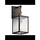Lanterne murale extérieur Kichler Lahden 59006WZC 1-lumière 100W zinc patiné
