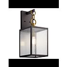 Lanterne murale extérieur Kichler Lahden 59007WZC 1-lumière 150W zinc patiné