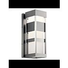 Lanterne murale extérieur à LED Kichler Ryler 59036BALED 1-lumière 16.8W aluminium brossé