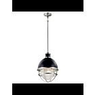 Suspendu extérieur Kichler Tollis 59053BK 1-lumière 150W noir