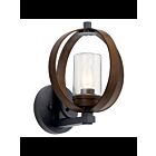 Lanterne murale extérieur Kichler Grand 59066AUB 1-lumière 75W teint châtain