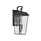 Kichler Mathus 59121OZ 3-Lumières Bronze Ancien 180W Lanterne murale extérieur