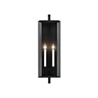 Kichler Kroft 59134BKT 2-Lumières Noir texturé 120W Lanterne murale extérieur