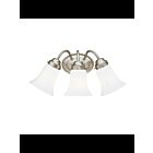 Luminaire de vanité Kichler 6123NI 3-lumières 100W nickel brossé