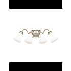 Luminaire de vanité Kichler 6124NI 4-lumières 100W nickel brossé