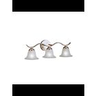 Luminaire de vanité Kichler Dover 6323NI 3-lumières 100W nickel brossé