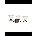 Luminaire de vanité Kichler Dover 6323TZ 3-lumières 100W bronze tannery
