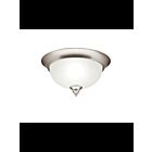 Plafonnier Kichler Dover 8064NI 2-lumières 60W nickel brossé