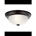 Plafonnier Kichler 8108TZ 2-lumières 60W bronze tannery