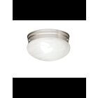 Plafonnier Kichler 8209NI 2-lumières 60W nickel brossé