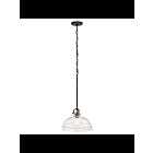 Suspendu Kichler 82284 1-lumière 60W zinc patiné