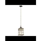 Mini suspendu Kichler Hawser 82293 1-lumière 60W blanc antique