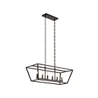 Lustre linéaire Kichler Remeigh 82318 6-lumières 60W vieux bronze