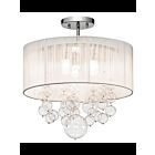 Plafonnier semi-encastré Kichler Imbuia 83227 3-lumières 40W chrome