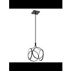 Suspendu de foyer à LED Kichler Ciri 83346MBK 1-lumière 54W noir mat