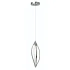 Mini suspendu à LED Kichler Meridian 83387 1-lumière chrome