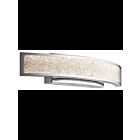 Luminaire de vanité linéaire à LED Kichler Crushed Ice 83500 2-lumières chrome