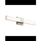 Luminaire de vanité linéaire à LED Kichler Neltev 83737 1-lumière nickel satiné