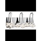 Luminaire de vanité linéaire à LED Kichler Rockne 83776 3-lumières chrome