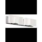 Luminaire de vanité linéaire à LED Kichler Haiden 83849 4-lumières chrome