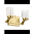 Luminaire de vanité à LED Kichler Rene 84040CG 16W or champagne