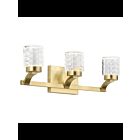 Luminaire de vanité à LED Kichler Rene 84041CG 23W or champagne