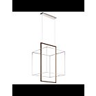 Lustre de foyer à LED Kichler Viho 84044 nickel poli