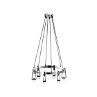 Lustre à 1 étage à LED Kichler Ayse 84126 chrome