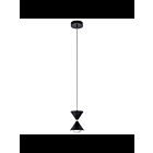 Mini suspendu à LED Kichler Kordan 84130 9.5W noir mat