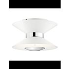 Plafonnier à LED Kichler Kordan 84132MWH 18W blanc mat