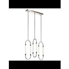 Suspendu à LED Kichler Delsey 84149 3-lumières nickel poli