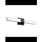 Luminaire de vanité linéaire à LED Kichler Neltev 84187 1-lumière noir mat