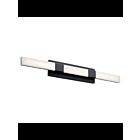Luminaire de vanité linéaire à LED Kichler Neltev 84203 1-lumière 45W noir mat