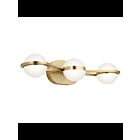 Luminaire de vanité à LED Kichler Brettin 85092CG 3-lumières 40W or champagne