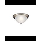 Plafonnier Kichler 8654NI 2-lumières 60W nickel brossé