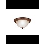 Plafonnier Kichler 8654TZ 2-lumières 60W bronze tannery