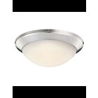 Plafonnier Kichler 8881NI 1-lumière 100W nickel brossé