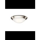 Plafonnier Kichler 8882NI 2-lumières 75W nickel brossé