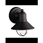 Lanterne murale extérieur Kichler Seaside 9021BK 1-lumière 60W noir