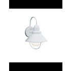 Lanterne murale extérieur Kichler Seaside 9022WH 1-lumière 100W blanc