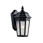 Lanterne murale extérieur Kichler Courtyard 9032BKT 1-lumière 100W noir texturé