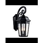 Lanterne murale extérieur Kichler Courtyard 9034BKT 3-lumières 60W noir texturé
