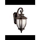 Lanterne murale extérieur Kichler Salisbury 9040RZ 1-lumière 100W bronze huilé
