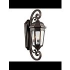 Lanterne murale extérieur Kichler Courtyard 9060RZ 3-lumières 100W bronze huilé