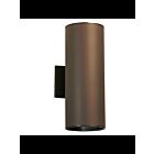 Lanterne murale extérieur Kichler Cylinder 9246AZ 2-lumières 120W bronze architectural