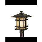 Lampe sur poteau extérieur Kichler Cross 9529AGZ 1-lumière 150W bronze vieilli