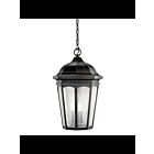 Suspendu extérieur Kichler Courtyard 9539RZ 3-lumières 60W bronze huilé