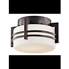 Plafonnier extérieur Kichler Pacific Edge 9557AZ 1-lumière 100W bronze architectural